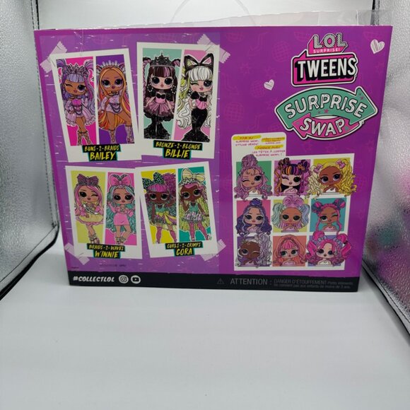 LOL SURPRISE TWEENS SURPRISE SWAP BUNS TO BRAIDS "BAILEY DOLL" NEW - Picture 2 of 5